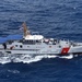 The Coast Guard Cutter Joseph Tezanos conducts sea trials off the coast of Key West Florida on July 19, 2016.