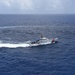 The Coast Guard Cutter Joseph Tezanos conducts sea trials off the coast of Key West Florida on July 19, 2016.