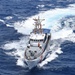 The Coast Guard Cutter Joseph Tezanos conducts sea trials off the coast of Key West, Florida on July 19, 2016.