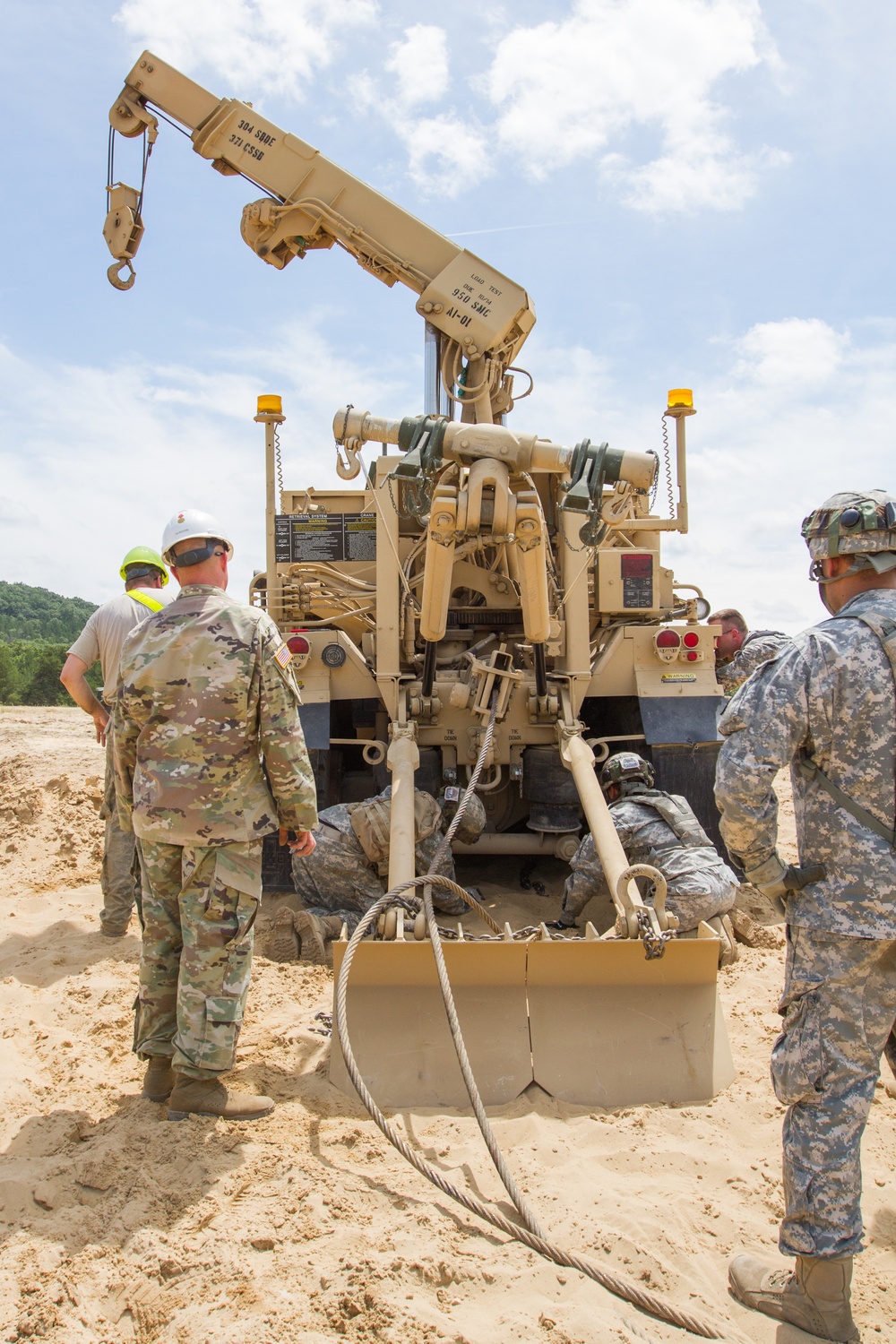 950th Support Maintenance Company Vehicle Recovery