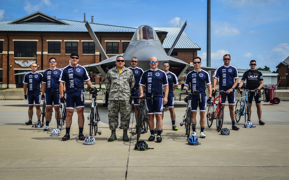 AF cycling team rides 500 miles across Iowa