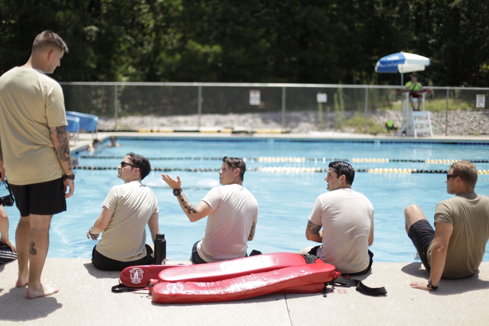 U.S. Army Airborne and Special Operations Test Directorate Water Jump