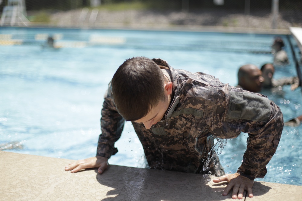 U.S. Army Airborne and Special Operations Test Directorate Water Jump