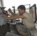 Soldier Works on Black Hawk Helicopter