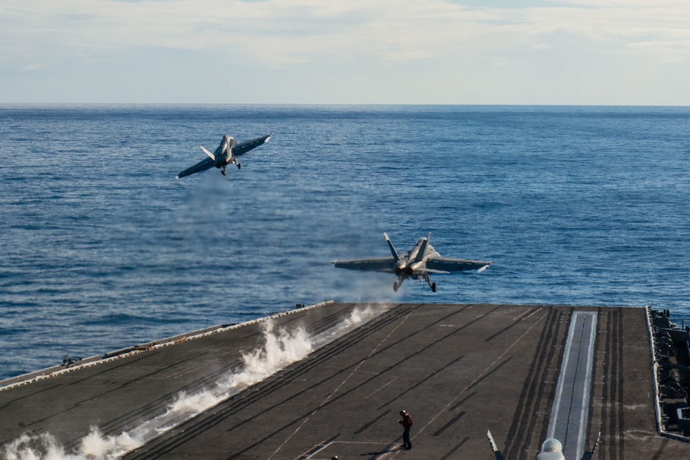 John C. Stennis conducts flight operations during RIMPAC