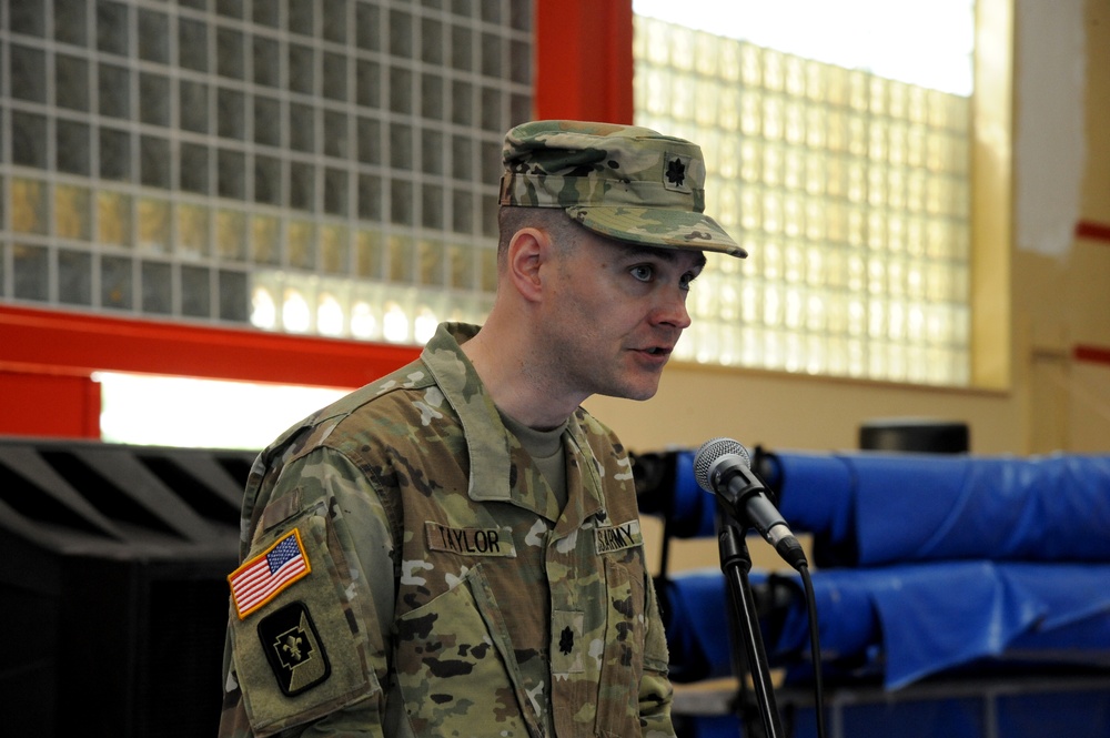 64th Medical Detachment (Veterinary Service Support) Change of Command Ceremony