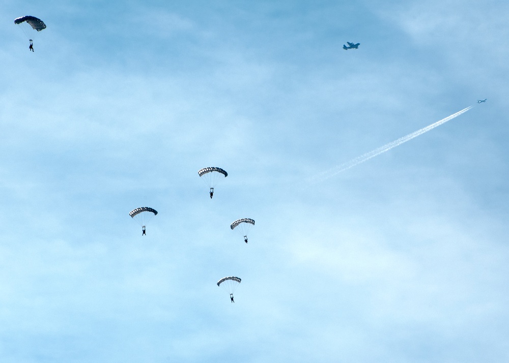 352 SOW Air Commandos Parachute over RAF Mildenhall