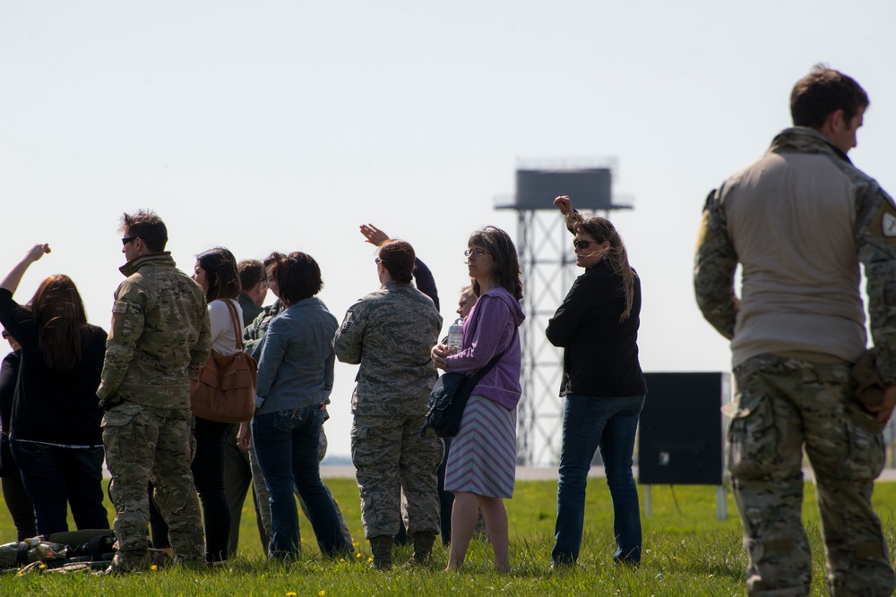 352 SOW Air Commandos Parachute over RAF Mildenhall