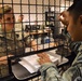 178th Airman processes payment voucher.