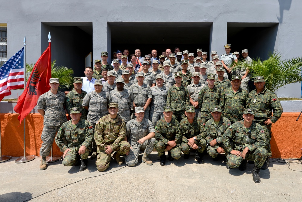 New Jersey Air National Guard civil engineers conduct Humanitarian and Civic Assistance renovation projects in Albania