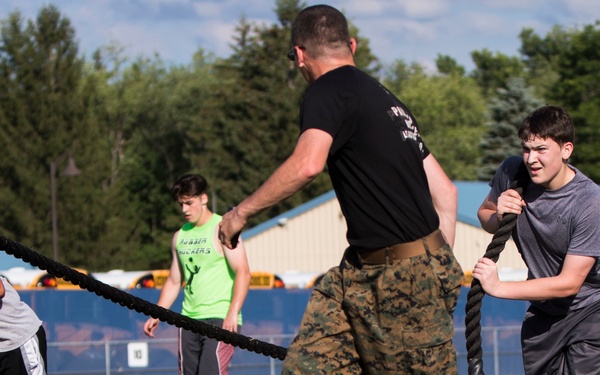 Susquehanna Valley High Football Coached by Vestal, N.Y., Marines