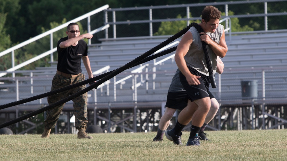Susquehanna Valley High Football Coached by Vestal, N.Y., Marines