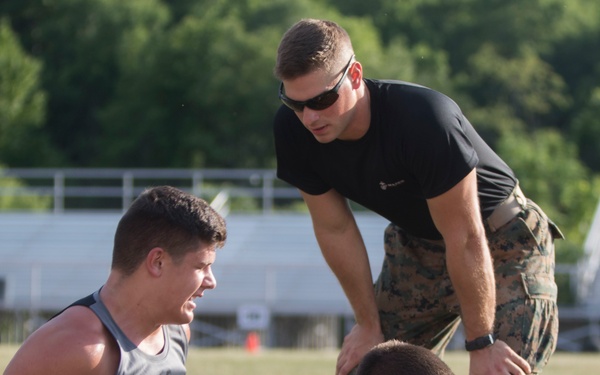 Susquehanna Valley High Football Coached by Vestal, N.Y., Marines