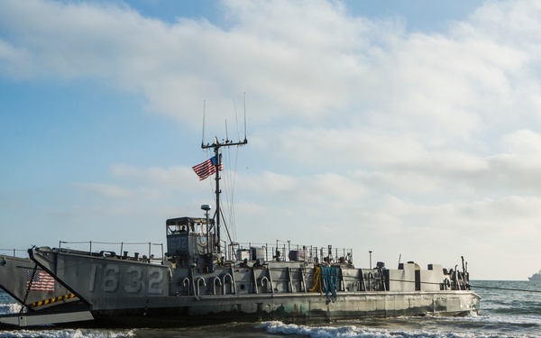 LCUs land in surf