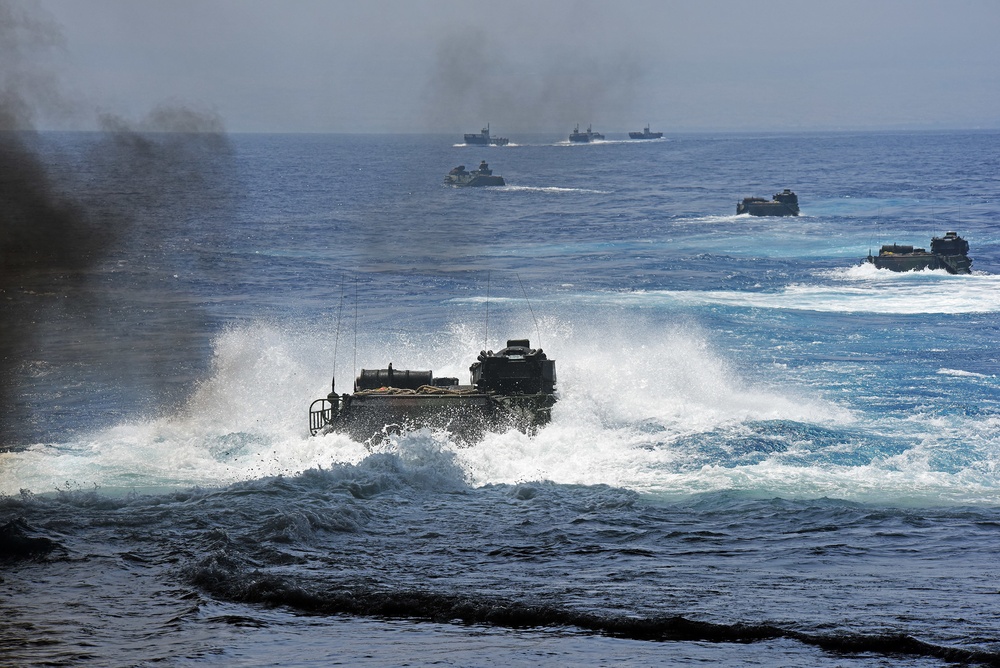 USS San Diego amphibius operations at RIMPAC 2016