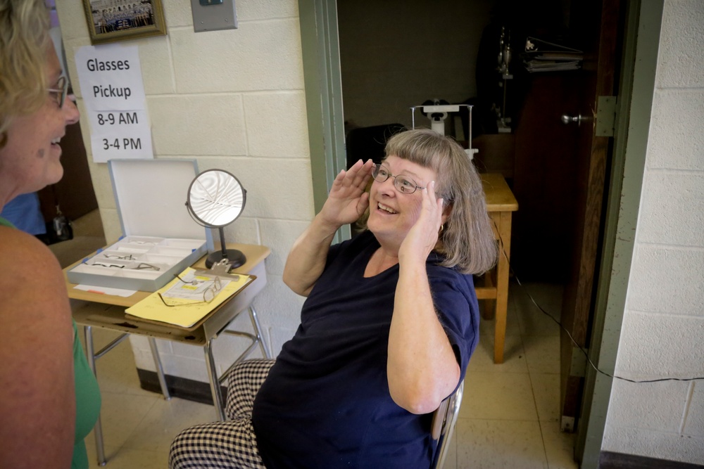 Healthy Cortland 2016 IRT: glasses for Karen