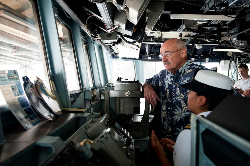 Assistant Sec. of Navy Tours USS Chafee, Delivers Environmental Award