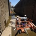 Maintenance team repairs dewatered Chickamauga Lock