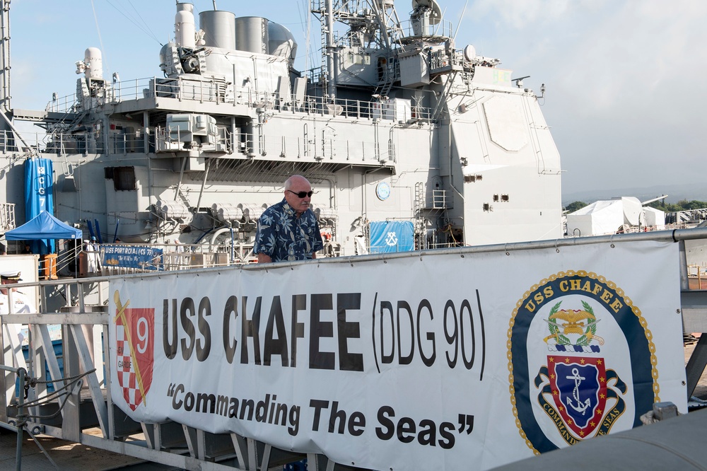 Assistant Sec. of Navy Tours USS Chafee, Delivers Environmental Award