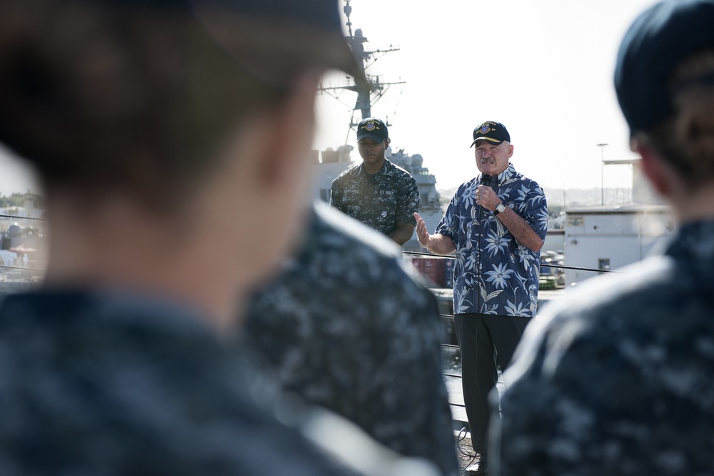 Assistant Sec. of Navy Tours USS Chafee, Delivers Environmental Award