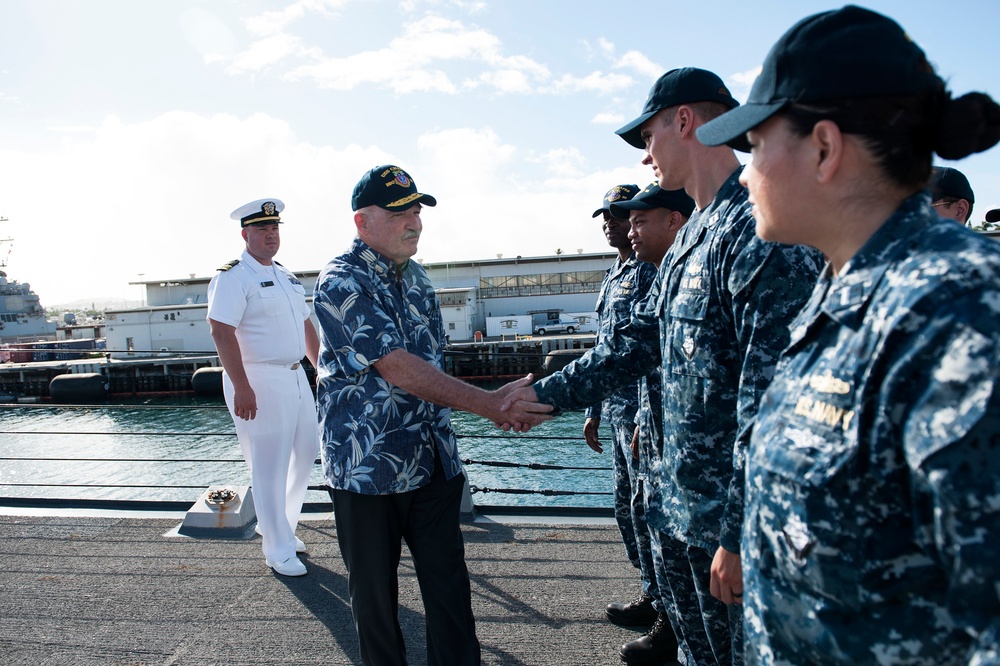 Assistant Sec. of Navy Tours USS Chafee, Delivers Environmental Award