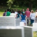 Educators tour Arlington National Cemetery during the Friends of the World War II Memorial Teachers Network and Conference