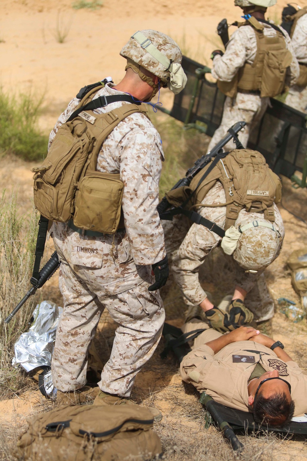 22nd MEU Conducts Mass Casualty Drill During Noble Shirley 16