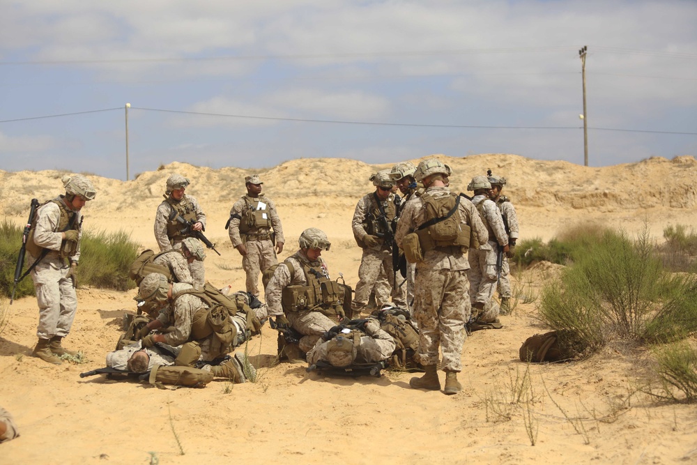 22nd MEU Conducts Mass Casualty Drill During Noble Shirley 16