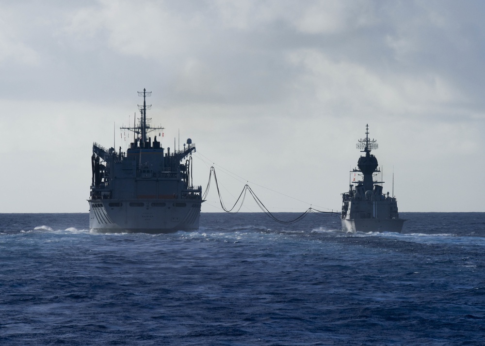 DVIDS - Images - Australian Frigate conducts Underway Replenishment ...