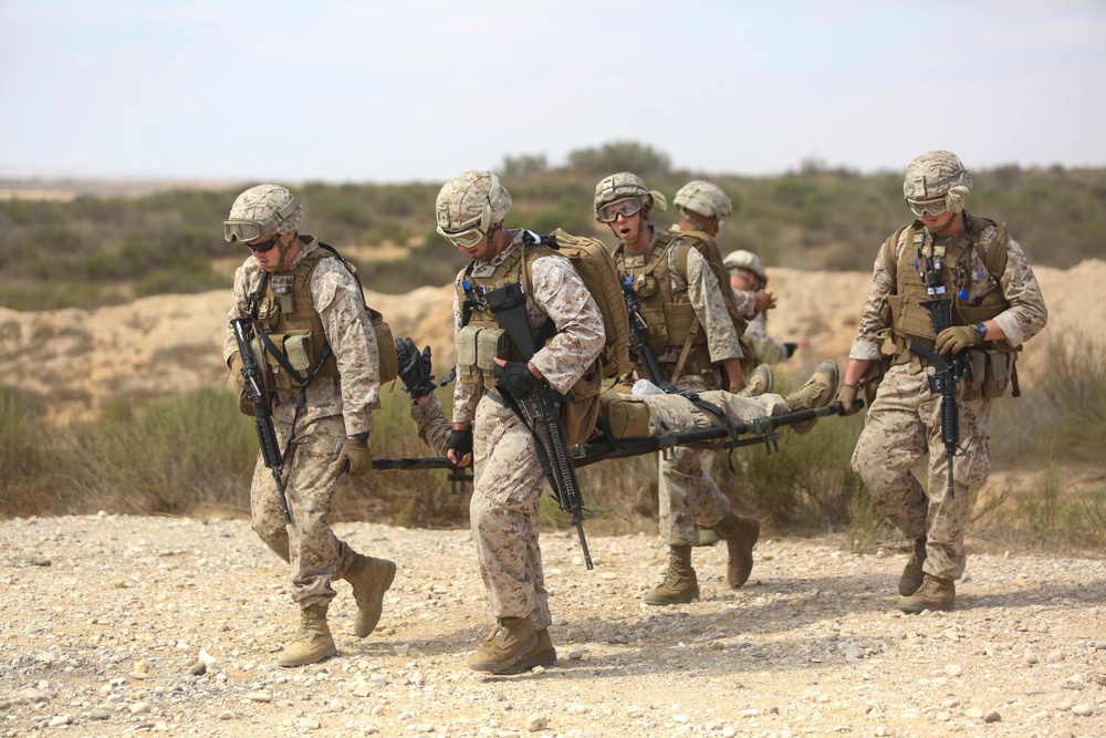 22nd MEU Conducts Mass Casualty Drill During Noble Shirley 16