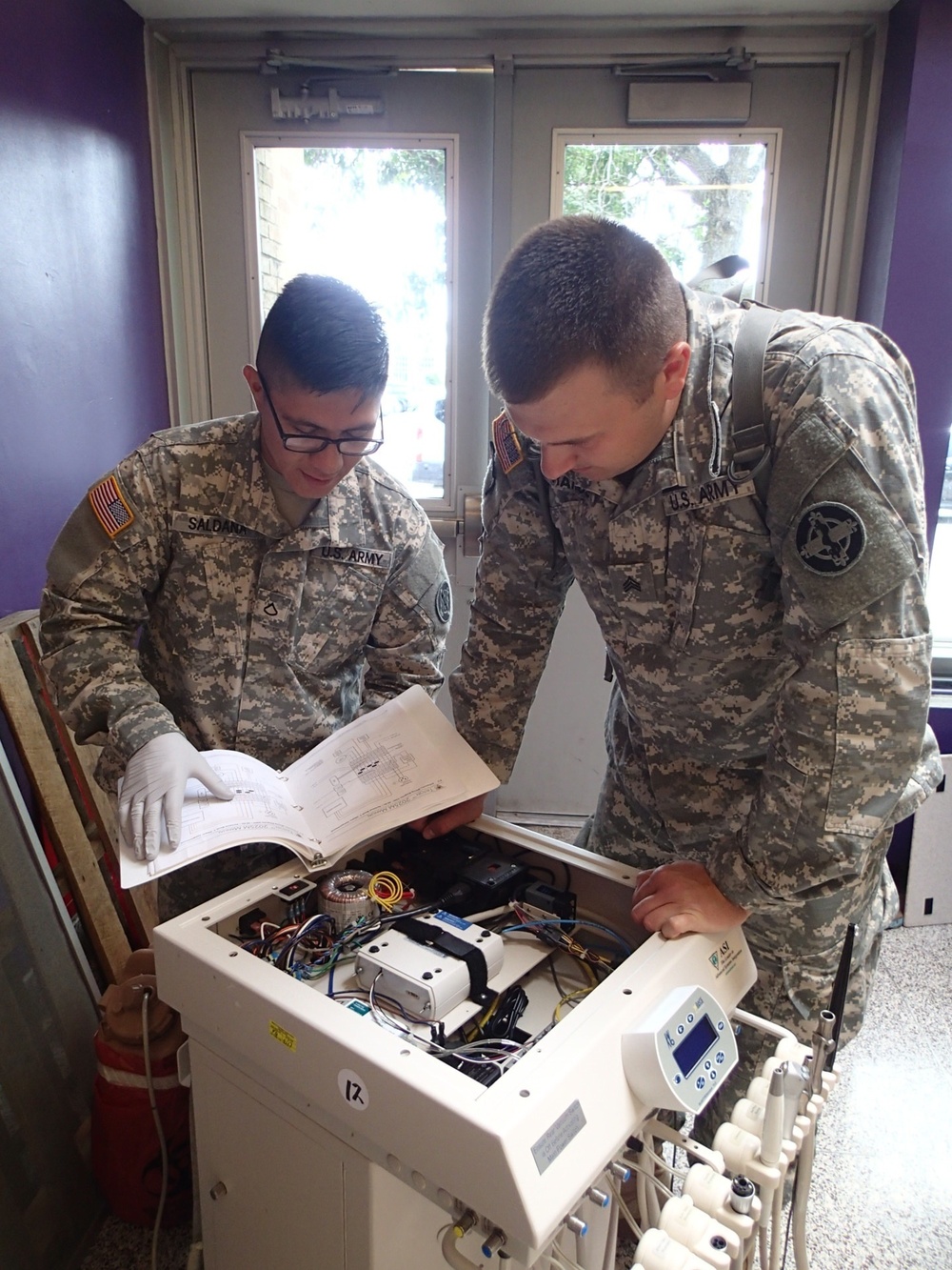 Service members perform routine maintenance during IRT in Norwich, N.Y.