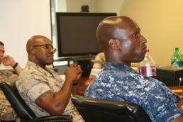 Men’s group participants get together weekly to specifically talk about issues men face