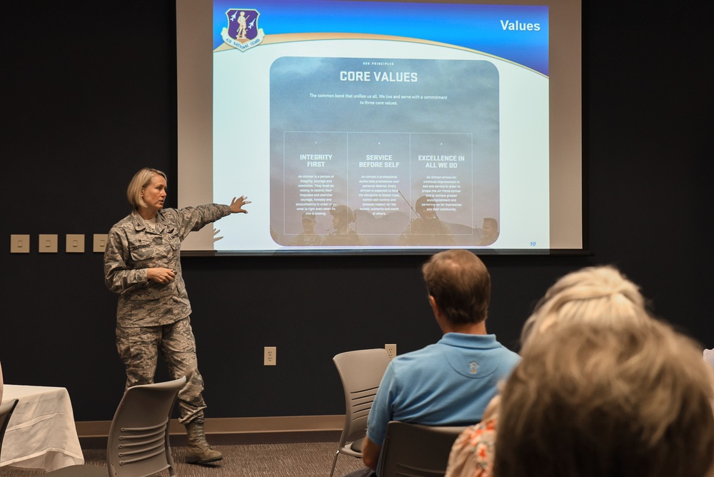 188th commander introduces military leadership concepts to local business leaders