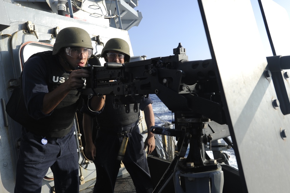 USS Howard Conducts At Sea Operations During RIMPAC