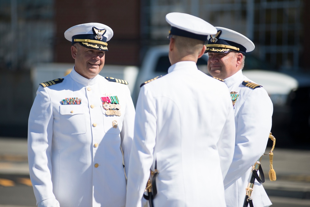 Coast Guard Cutter Waesche holds change of command