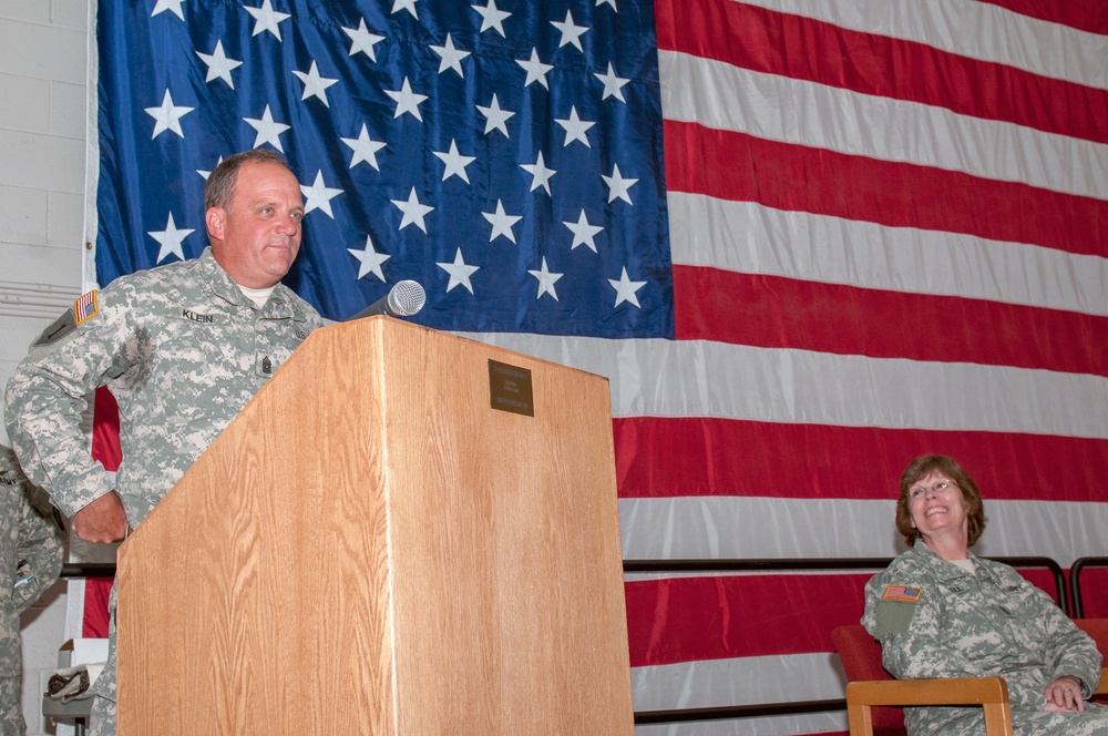 Command Sergeant Major Delivers Speech