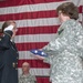 Soldier Salutes Retiring First Sergeant