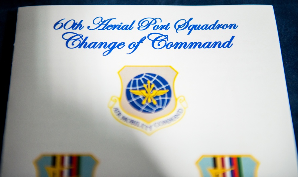 60th Aerial Port Sq. Change of Command