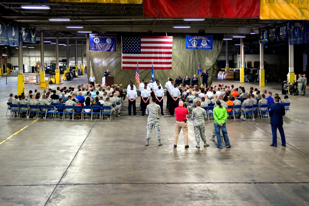 60th Aerial Port Sq. Change of Command