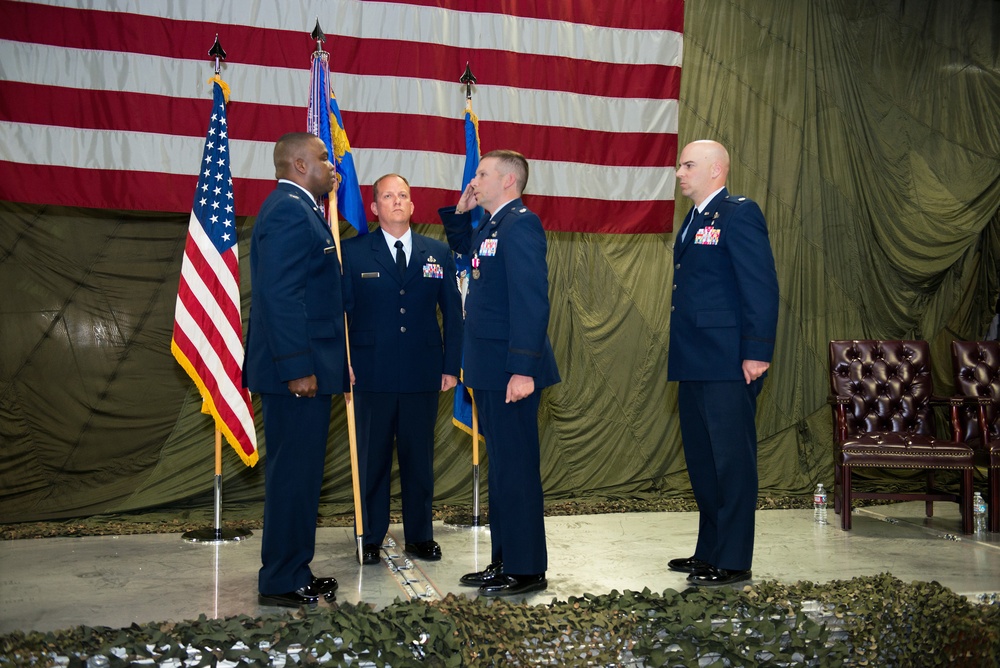 60th Aerial Port Sq. Change of Command