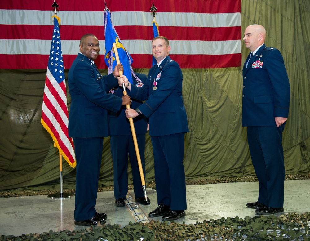 60th Aerial Port Sq. Change of Command