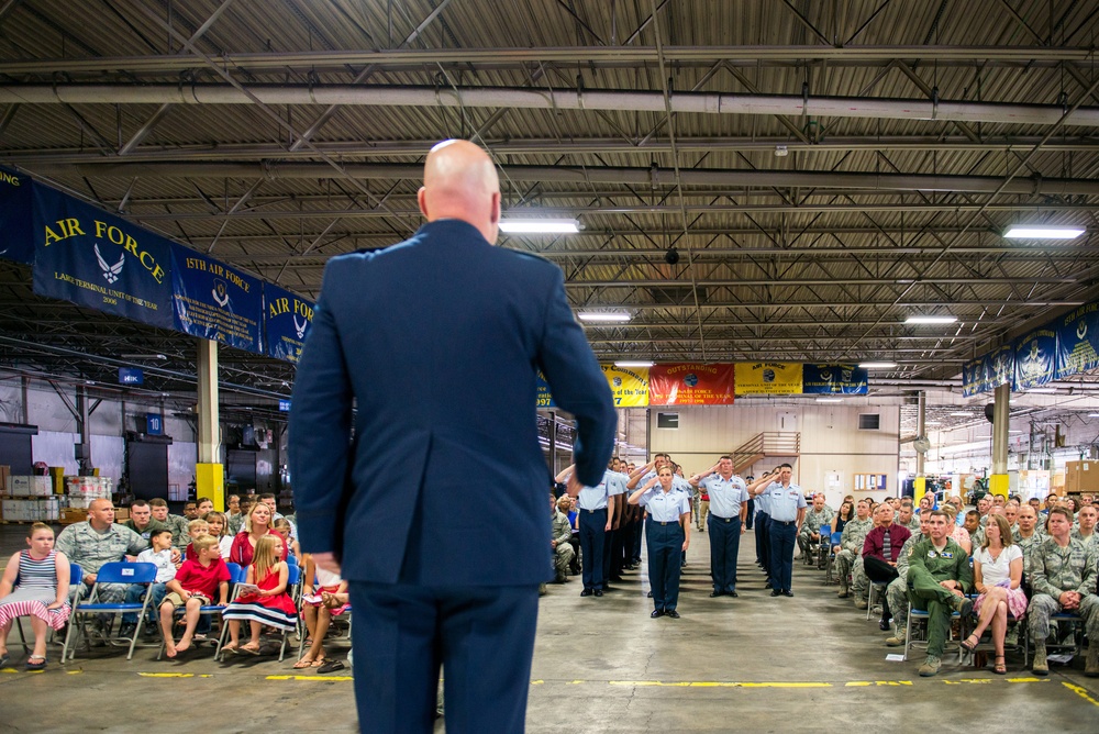 60th Aerial Port Sq. Change of Command