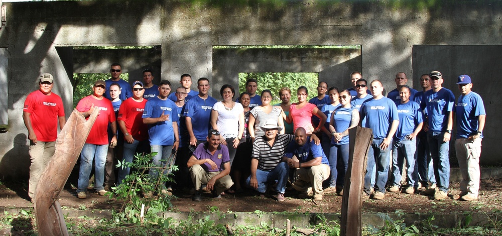 School Site in Cuajiniquil, Costa Rica Gets Makeover From 1st Platoon, 919th Military Police Company