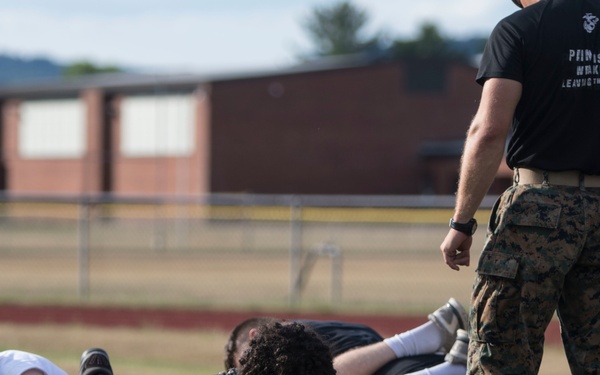 Susquehanna Valley High Football Coached by Vestal, N.Y., Marines