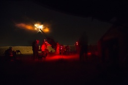 Task Force Strike Soldiers shine a guiding light