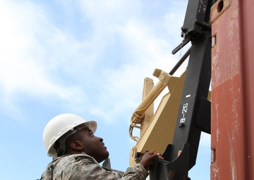 211th ICTC prepares cargo at TRANS WARRIOR