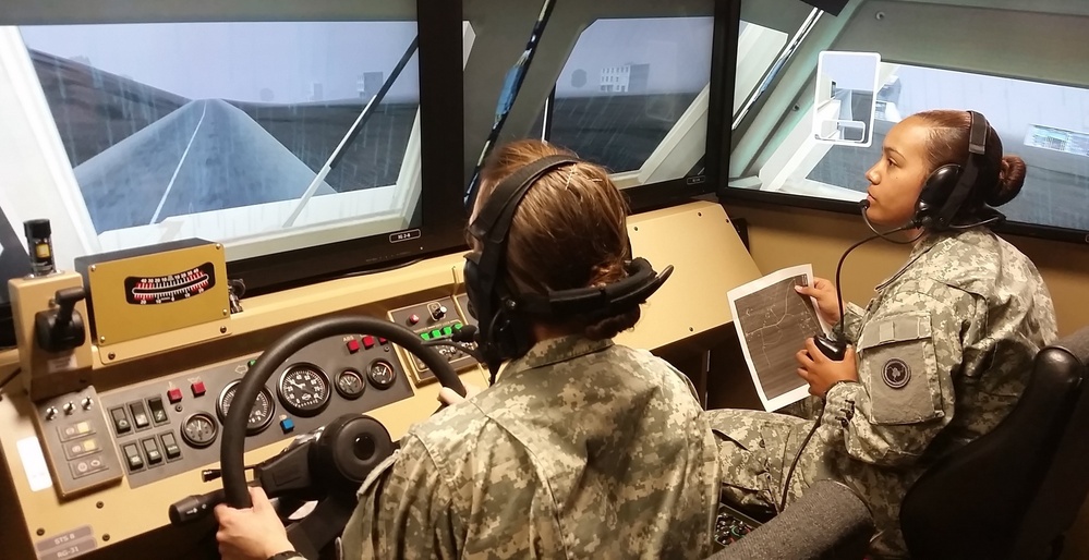 The 650th RSG conducts VCTS virtual drivers training