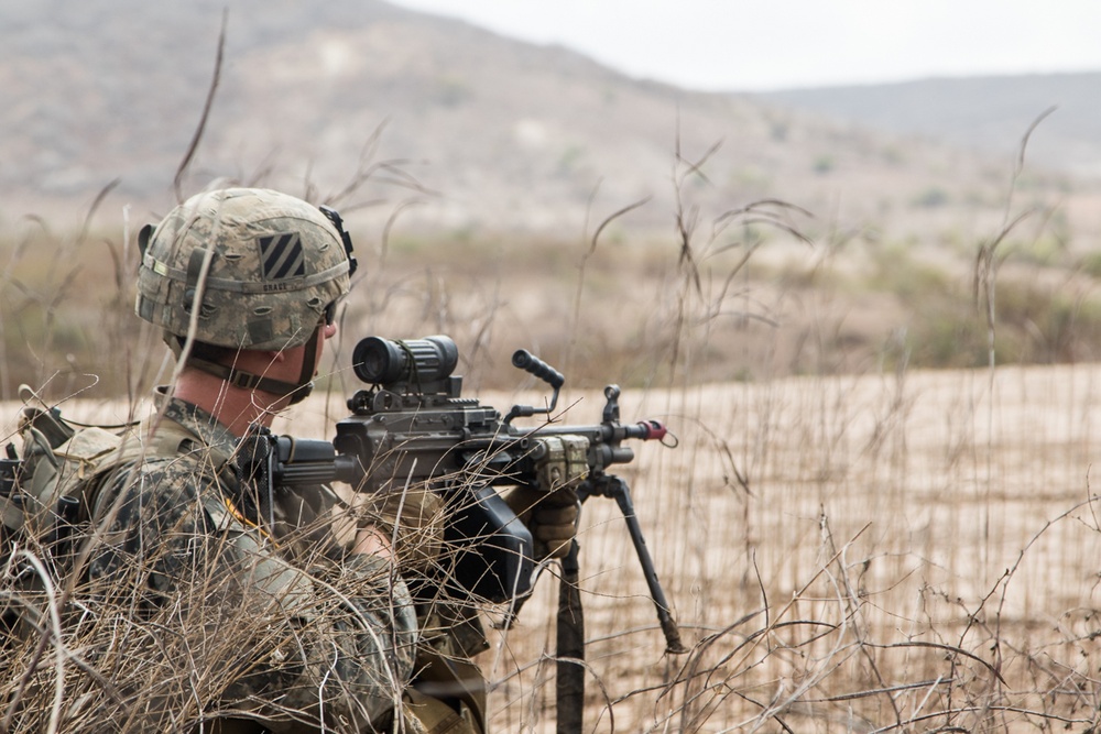 Platoon live-fire exercise