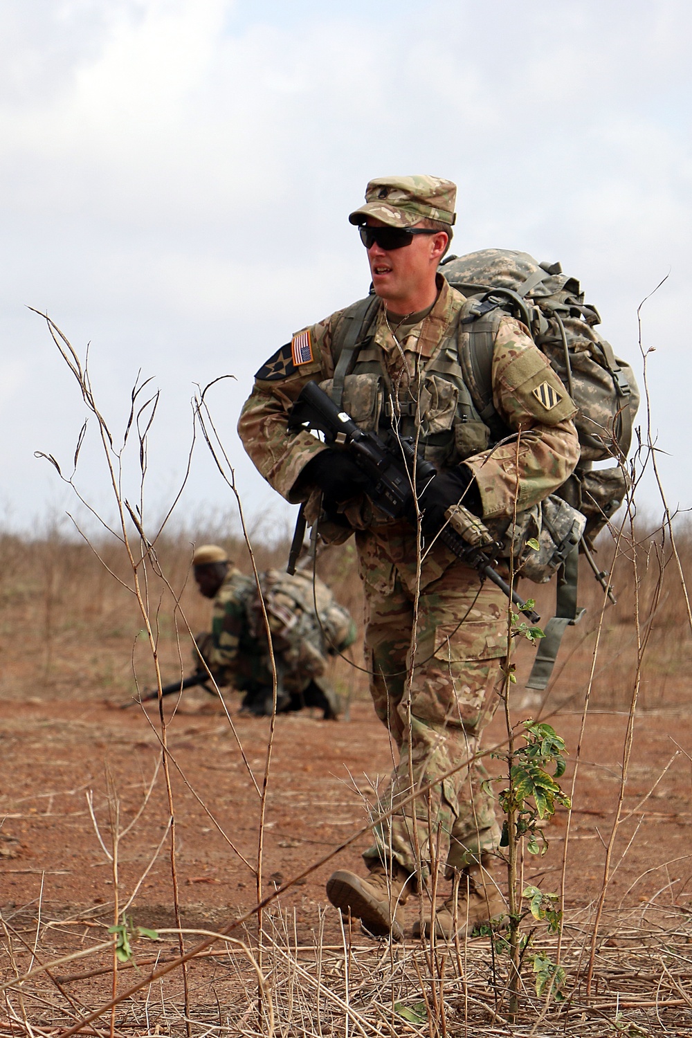 Senegalese, US Mortar Platoon of Africa Readiness Training 16