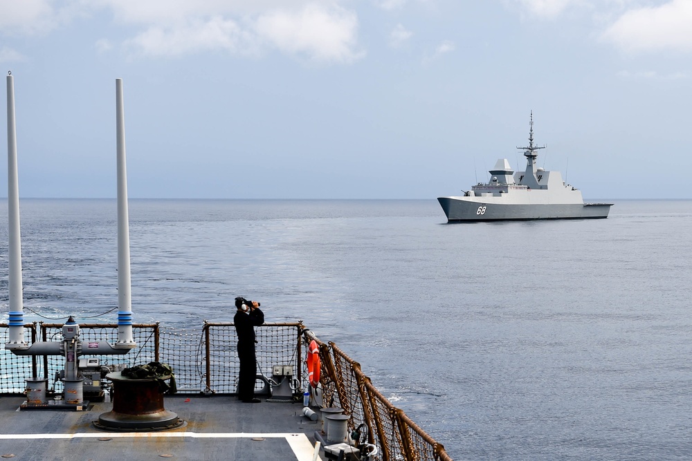 USS Stethem Underway for CARAT Singapore 2016